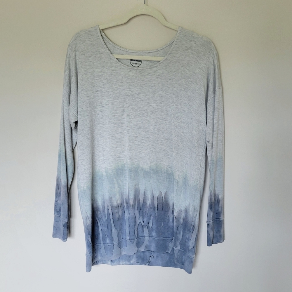 Sundown by Splendid Ultra Cozy Tie Dye Top